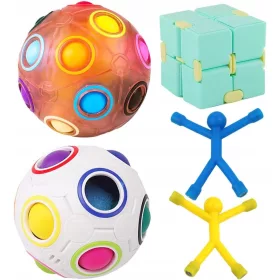   Senzorne igračke za djecu: Set fidget igračaka s lopticama za stimulaciju i zabavu