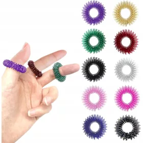   10 komada akupresurnih prstenova za smirivanje, fidget igračka, trihotilomanija