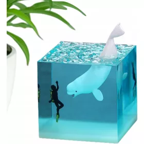 Mini oceanske noćne lampe od smole za računalo