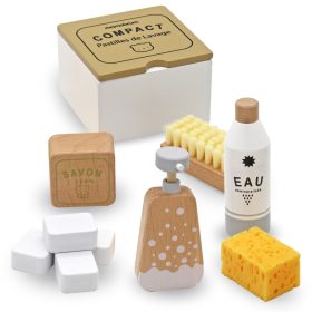 Dječji drveni set za čišćenje - 10 dijelova