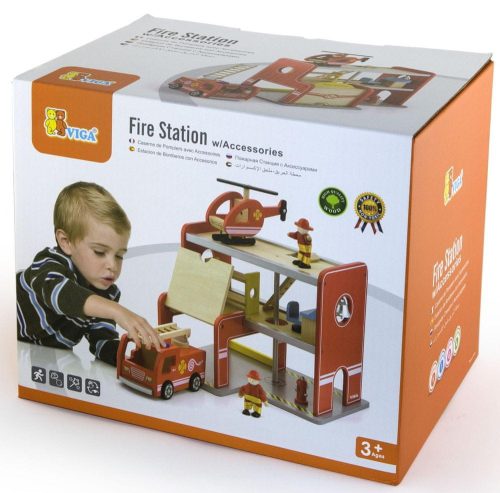 Vatrogasna Stanica Drvena Viga Toys