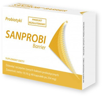 Sanprobi Barrier - Probiotički dodatak s 8 sojeva bakterija, 40 kapsula