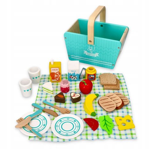 Set za piknik s priborom Lelin, mint
