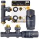 Set za termostatski ventil DUOPLEX 1/2 ANTRACIT PEX