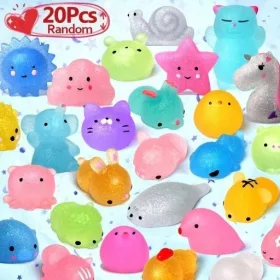 Mekani Mochi Squishy Set za Ublažavanje Stresa s 20 Komada