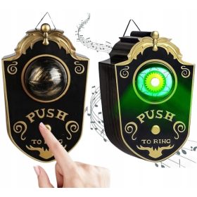    ZVONO ZA VRATA JEDNOG OKA SJAJNI ZVUČI UKRASI ZA NOĆ VJEŠTICA