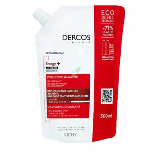 Vichy Dercos Energy+ Refill 500 ml - Šampon protiv ispadanja kose