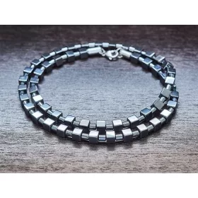 Nakit od hematita s perlama 6mm / izbor duljine