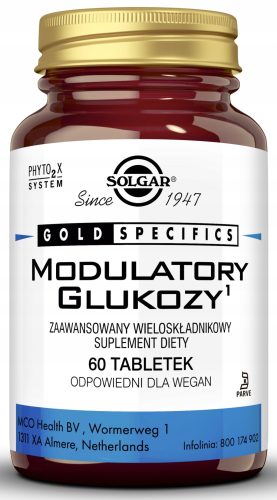 Solgar Modulatori Glukoze - 60 Tableta za Kontrolu Šećera u Krvi