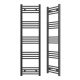 Električni kupaonski radijator Crni Breno 40x140 cm