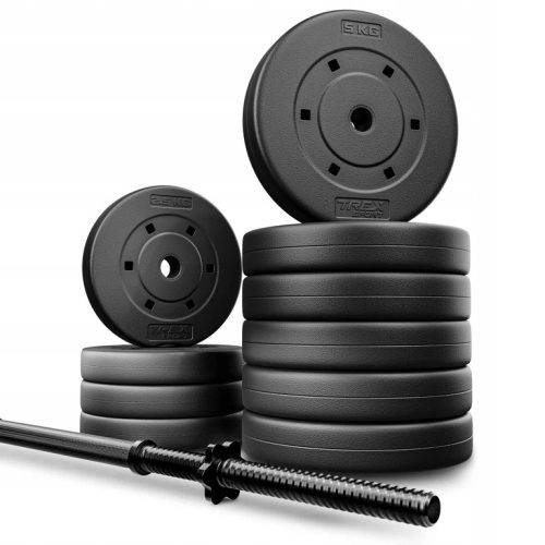 Trex Sport uteg, ravna šipka, 150 cm / 25 mm, 46 kg