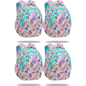   Ruksak za djevojčice CoolPack Joy Happy Donuts x4 - savršen za školu