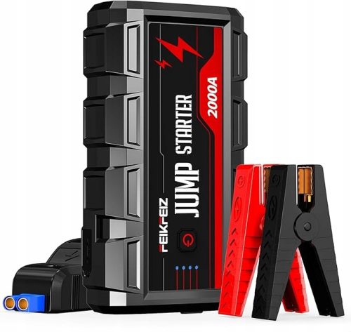 STARTER POWERBANK 2000A AUTOMOBILSKI JUMP STARTER DO 8L KAPACITETA 16800mAh