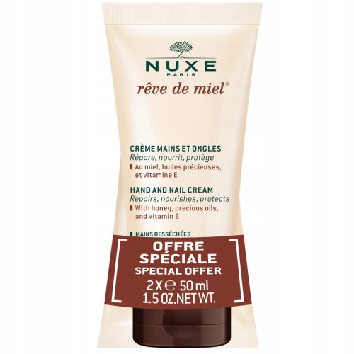 NUXE Rêve de Miel® Krem za ruke i nokte 2x50ml - Intenzivna njega i zaštita