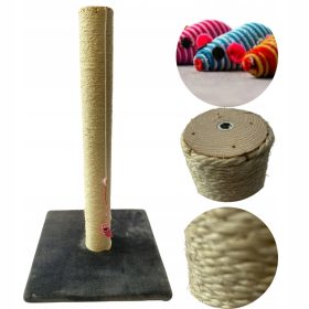   Drapak za mačke sa stubom visine 60 cm - 100% drvo sisal, poljska proizvodnja + miš