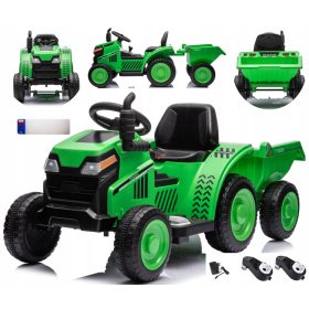    Jak traktor sa akumulatorom 12V i prikolicom za djecu, 2 MOTORA, 15000 okretaja