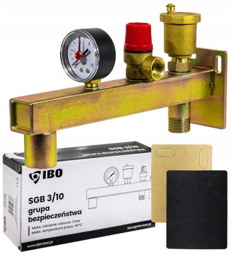 Sigurnosna grupa od 3/4" čelika 3u1 IBO
