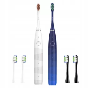    OCLEAN Flow sonična četkica za zube plava + bijela + 4 vrha SET