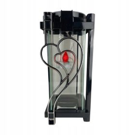 VELIKI SOLARNI GROBNI ZNICZ SA SRCOLIKOM KAPELICA 30 cm