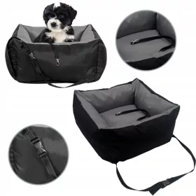   Auto Nosiljka za Pse i Mačke Sjedalica za Automobil 55 cm Siva