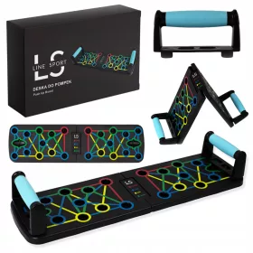    Line Sport ručke za sklekove MULTIFUNKCIONALNA DASKA ZA SKLEKOVE SOLID TRAINING