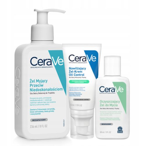 Set proizvoda CeraVe za masnu i mješovitu kožu - učinkovita kontrola sebuma