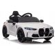  Auto na baterije BMW M4 2X45 WATT baterija 12V 14Ah kožni daljinski upravljač bijeli
