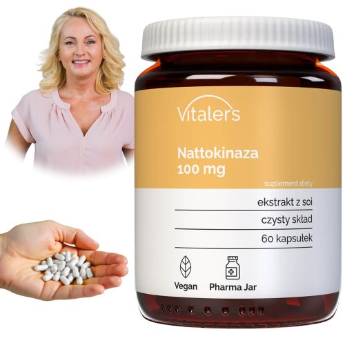 Nattokinaza 100 mg Vitaler's – 60 kapsula za poboljšanje krvožilnog zdravlja