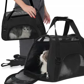    TRANSPORTER ZA ŽIVOTINJE PAS MAČKA ZEC TRANSPORTNA TORBA BOX