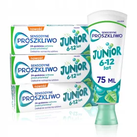 Sensodyne Junior Pasta za zube s fluorom 6-12 godina 75 ml