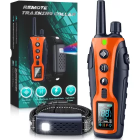   Električna obroža za pse za trening Electric Dog Training Collar, vodootporno, s dometom 1000m