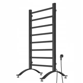   Električni kupaonski radijator s 200W snage 500 x 800 mm CRNI