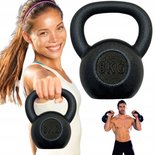  Kettlebelle chengbqdq 8 kg crni