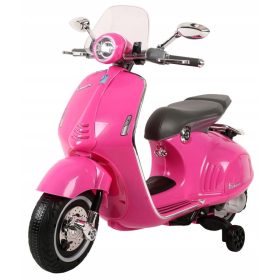 Vespa skuter za vožnju s MP3 baterijom, roza, 3 godine