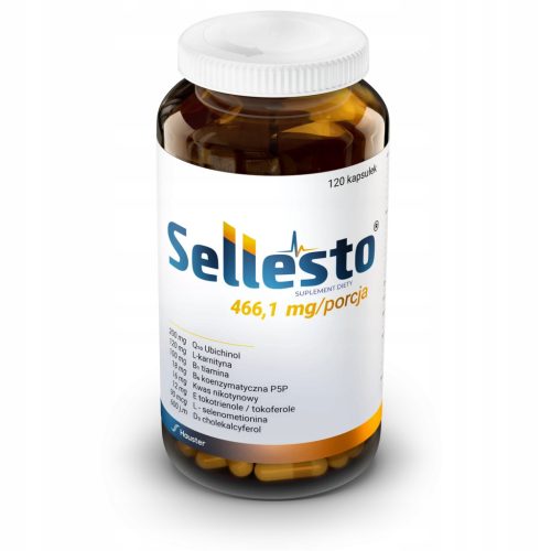 HAUSTER SELLESTO 466,1 mg Ubikinol - Podrška za srce i vitalnost, 120 veganskih kapsula