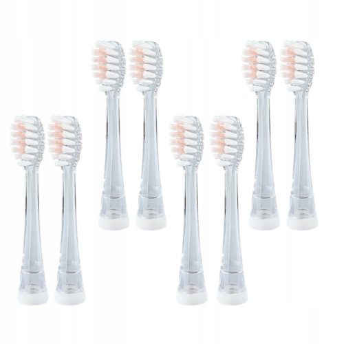  8x Pink BRUSH-BABY BabySonicPRO glave četkice za zube 1-6 godina zamjena