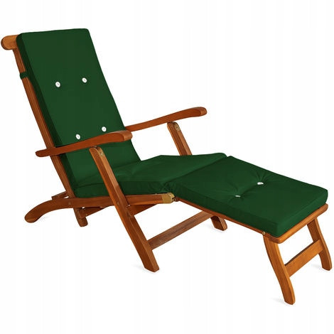  Jastuk za ležaljku vodootporni madrac 173 x 43 x 6 ZELENI