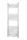 Vrhunski kvalitetni bijeli drabinski radijator 516 W 400 x 1200 mm