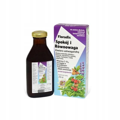 Floradix Mir i Ravnoteža Ashwagandha Tonik 250 ml