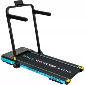    KUĆNA TRAKA ZA TRČANJE DALJINSKI UPRAVLJAČ APLIKACIJA THUNDER 130KG SKLOPIVA ELEKTRIČNA 1-12KM/H