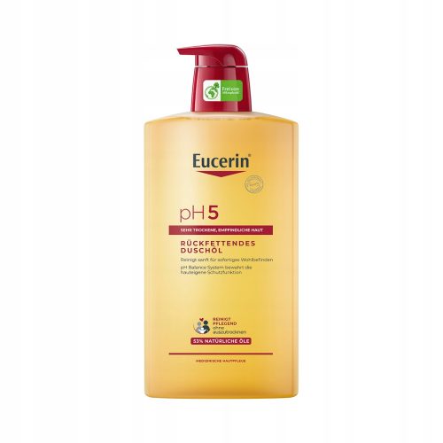 Eucerin pH5 Ulje za Tuširanje za Suhu i Osjetljivu Kožu, 1000 ml