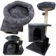 Kućica za mačke s Greblicom HC22159 | Drapak za Mačke s Igračkom Ball Bed Tower Playpen