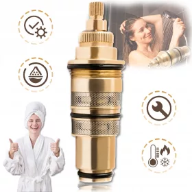 Termostatska glava za tuš kabine, termostatski ventil