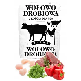    10 KG SMRZNUTO MESO ZA PSE GOVEDINA, PERED, GOVEDINA BEZ KOSTIJU, BARF HRANA