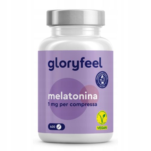 Gloryfeel Melatonin Tablete - 400 Tableta za Upravljanje Snom, 100% Veganske