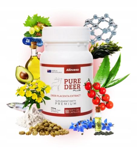 Pure Deer Plus – Pomlađivanje i regeneracija iznutra, 60 kapsula