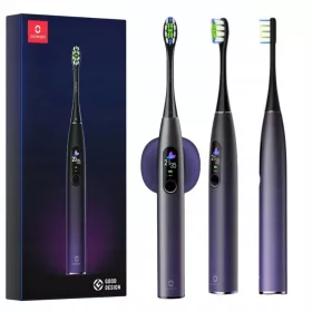    OCLEAN X PRO ZVUČNA ČETKICA ZA ZUBE, LJUBIČASTA, VODOOTPORNA, SNAŽNA BATERIJA