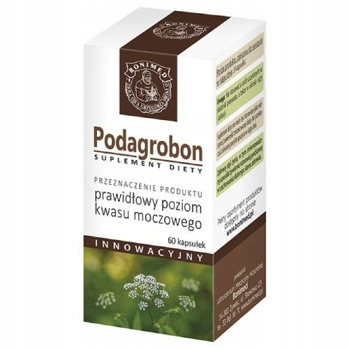 Podagrobon - prirodni suplement za normalnu razinu mokraćne kiseline, 60 kapsula