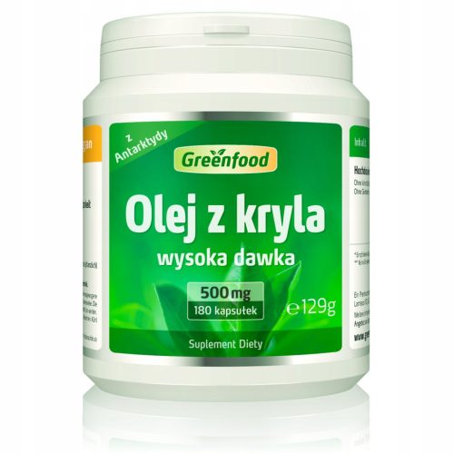 Krilovo ulje 500 mg iz čistih voda Antarktike - 180 kapsula