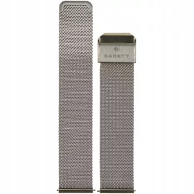 Srebrna čelična narukvica za pametni sat Garett 20 mm